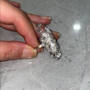 Swarovski Crystal Silver Ring